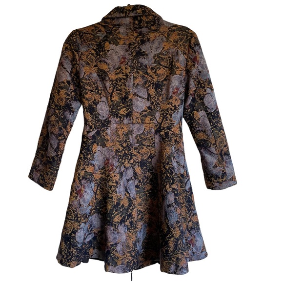 Nanette Lepore Floral Tapestry Coat Size 0 - Picture 6 of 14